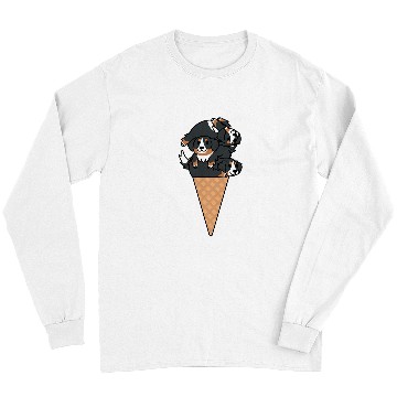 Discover Bernese Mountain Pet Ice Cream Bernese Mountain Long Sleeves