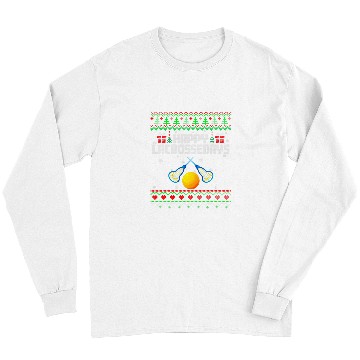 Discover Sport Lacrosse Gift Happy Lacrosse Days Ugly Christmas Sweater Snowflake Outfit Long Sleeves