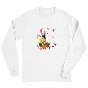 Discover Elkhound Pet Happy Easter Day Easter Colorful Egg Hunt Long Sleeves