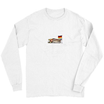 Discover German Teacher Germany Flag Language Lesson Student 9 Long Sleeves
