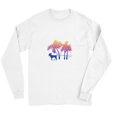 Discover Chihuahua Pet Ombre Beach Sunrise Long Sleeves
