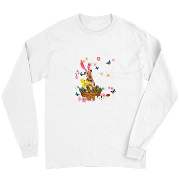 Discover Airedale Terrier Pet Happy Easter Day Easter Colorful Egg Hunt Dog Long Sleeves