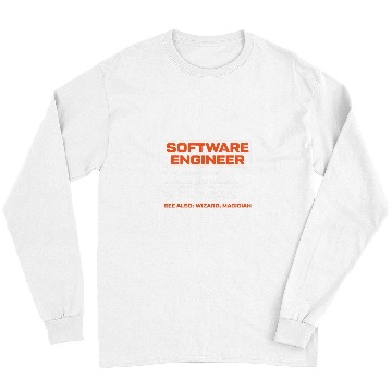 Discover Software Engineer Developer Definition Programming Coder Long Sleeves