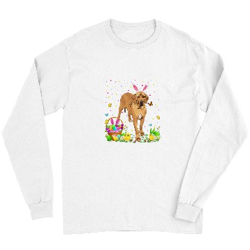 Discover Great Dane Pet Easter Egg Hunting Great Dane Easter Sunday Long Sleeves