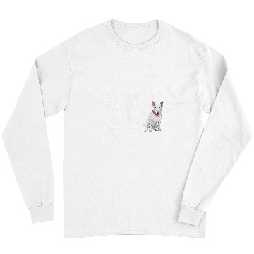 Discover Bull Terrier Pet My Bestie Is A Bully Bull Terrier Dog Lovers Long Sleeves