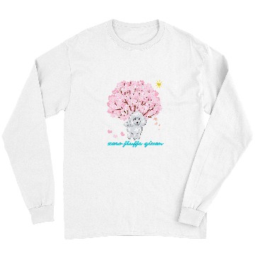 Discover Poodle Pet Zero Fluffs Given Cherry Blossom Funny sarcasms 247 Long Sleeves
