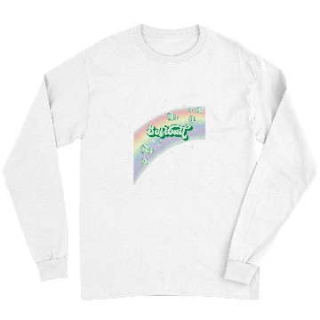 Discover Sport Softball I Love Softball Pastel Rainbow Stars Aesthetic Kelly Green Long Sleeves