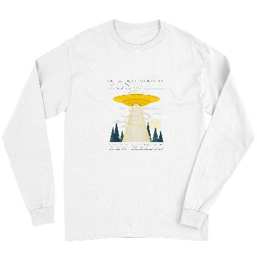 Discover UFO Test Pilot Alien Roswell Weather Balloon Area 51 Long Sleeves