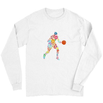 Discover Sport Basketball Player Name Initial Monogram Custom Letter Q Long Sleeves