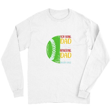 Discover Sport Baseball Fathers Day Softball Dad Like Baseball But With Bigger Balls 8 Long Sleeves