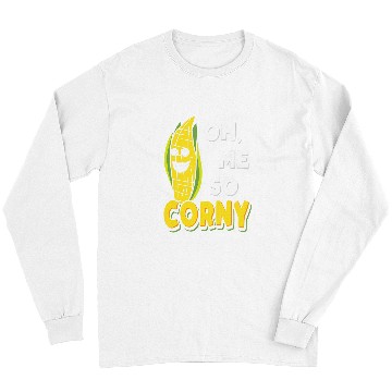 Discover Oh Me So Corny Cornhole Cornwall Farm Funny Farmer Long Sleeves