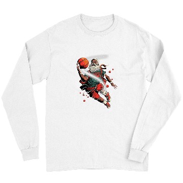 Discover Sport Basketball Happy Kwanzaa Merry Kwanzaa Santa Black Christmas Basketball 2 Long Sleeves