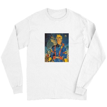 Discover Retro vintages 1950s Space SciFi Comic Book Outer Space Art Long Sleeves