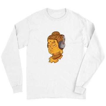 Discover Buddha Headphone Buddhist Monk DJ Long Sleeves