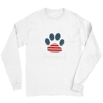 Discover Property Of A Poodle American Flag Poodle Dog Lover Long Sleeves
