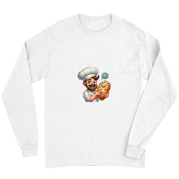 Discover The Bread Father Baker Tee Perfect ginving 1 Long Sleeves