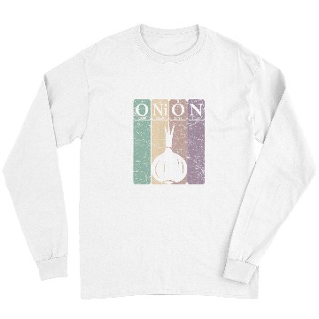 Discover Onion Periodic Table Elements Vegetables Farmer Retro 24 Long Sleeves
