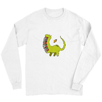 Discover Dinosaur Pet Brontosaurus Reader Bookmarks Reading Librarian Student Book Long Sleeves