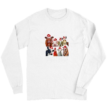 Discover Kansas State Wildcats xmass Farmer xmass Farm Animals Long Sleeves