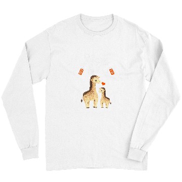 Discover Giraffe Pet Mom To Be Giraffes Baby Shower Cute Animal Long Sleeves