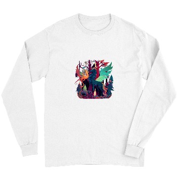 Discover Unicorn Pet Phoenix Magic Fantasy Creatures Long Sleeves