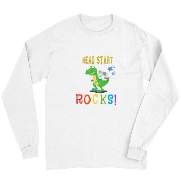 Discover Unicorn Pet Back to school Head start rocks dinosaurunicorn Long Sleeves