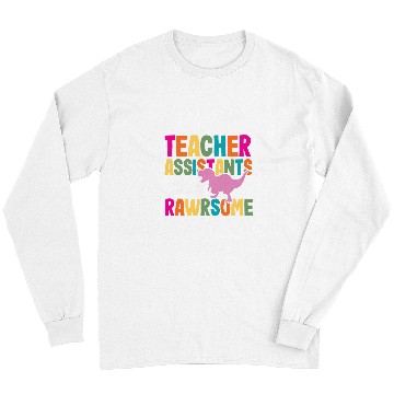 Discover Dinosaur Pet Teacher Assistant Teaching School Appreciation Long Sleeves