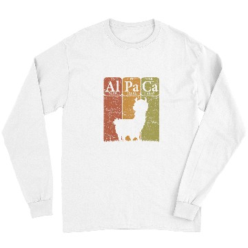 Discover Llama Pet Periodic Table Elements Llama Alpaca vintages 4 Long Sleeves