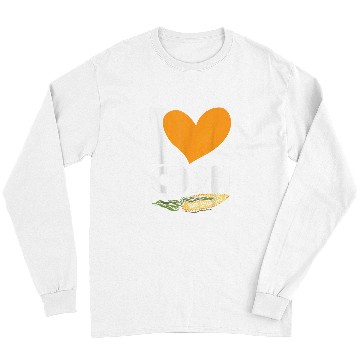 Discover I Love Corn Grain Kernel Maize Lover Corn Farmer 21 Long Sleeves