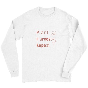 Discover plant harvest repeat summer farmer kids Long Sleeves