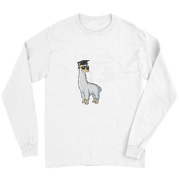 Discover Llama Pet Funny Congratulations on DipLlama Graduation Long Sleeves