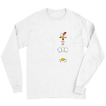 Discover Chicken Pet Discharge function math teacher fried egg drain Long Sleeves