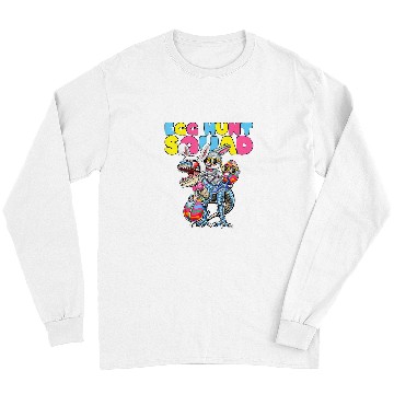 Discover Dinosaur Pet Egg Hunt Squad Easter Bunny Long Sleeves