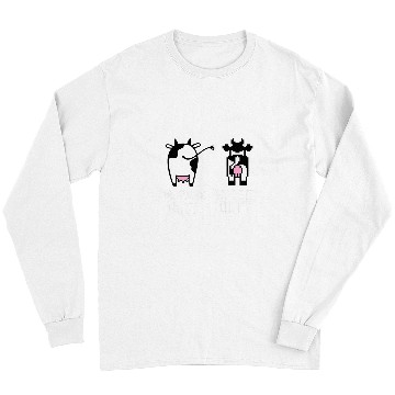 Discover Cow Pet Retro Cow Butt My Normal Butt My 8 Bit Butt 8 Bit Long Sleeves
