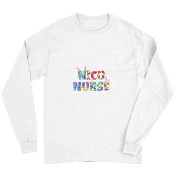 Discover NICU nurses Cute Bunny Ears Happy Easter Day Nursing Gifts Long Sleeves