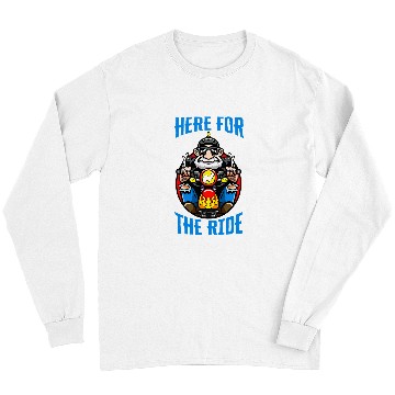 Discover Motorcycle Biker Here For the Ride Motorcyclist Long Sleeves