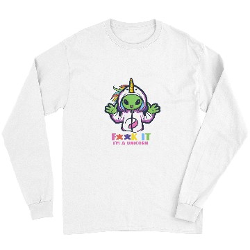 Discover Unicorn Pet Funny Alien Long Sleeves