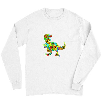 Discover Dinosaur Pet Trex Polka Dot Pattern Happy Dot Day Lover Long Sleeves