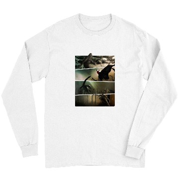 Discover Bigfoot Pet Mothman Nessie Wendigo Original Cryptid Artwork Long Sleeves