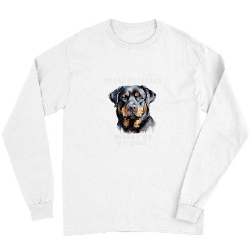 Discover Rottweiler Pet BOSS 100 Protected Rottweiler Fun 8 Long Sleeves