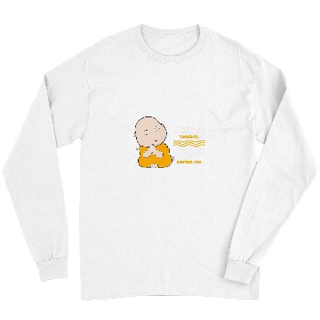 Discover Buddha Monk Namaste Control Thoughts Stop Them Buddhism Long Sleeves