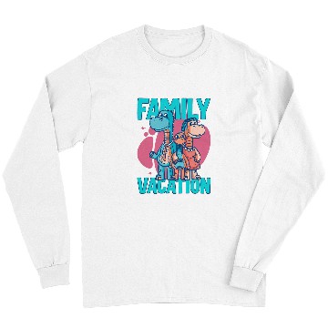 Discover Dinosaur Pet Family Vacation Long Sleeves