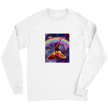 Discover Giraffe Pet Unicorns Giraffes Ridable Space Sloth Long Sleeves