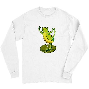 Discover Frog Pet Yoga Frog Yoga Toad Long Sleeves