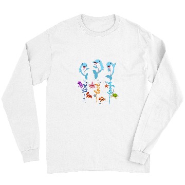 Discover Dolphin Pet Gift Live Laugh Love Long Sleeves