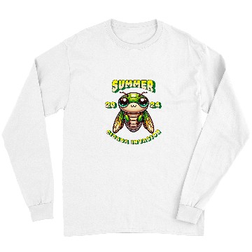 Discover Colorful Cicada 2024 Invasion Long Sleeves