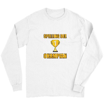 Discover Book Fun Mens Reading Spelling Bee Champian Funny English Synonym School Long Sleeves