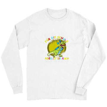 Discover Dinosaur Pet First Day at School Dinosaur School Cone Long Sleeves