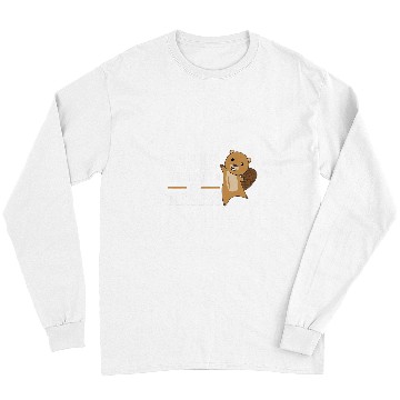 Discover Beaver Pet Easily Distracted By Beavers Cute Beaver 01 Long Sleeves
