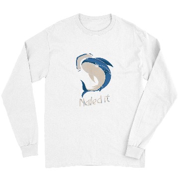 Discover Shark Pet Nailed It Hammerhead Shark Marine Biologist Long Sleeves